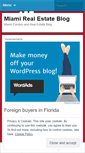 Mobile Screenshot of miamicondoideasblog.com